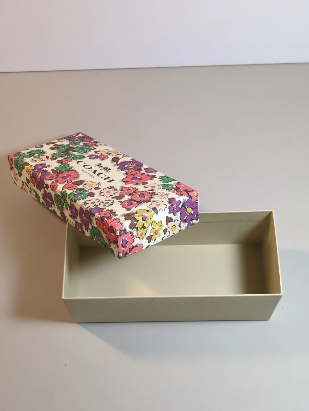 Coach Floral Gift Box 7x3x2.75